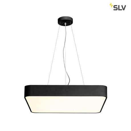 Medo 60 Square LED Deckenleuchte Schwarz 1-10V 3000K moderne Pendelleuchte mit elegantem Design