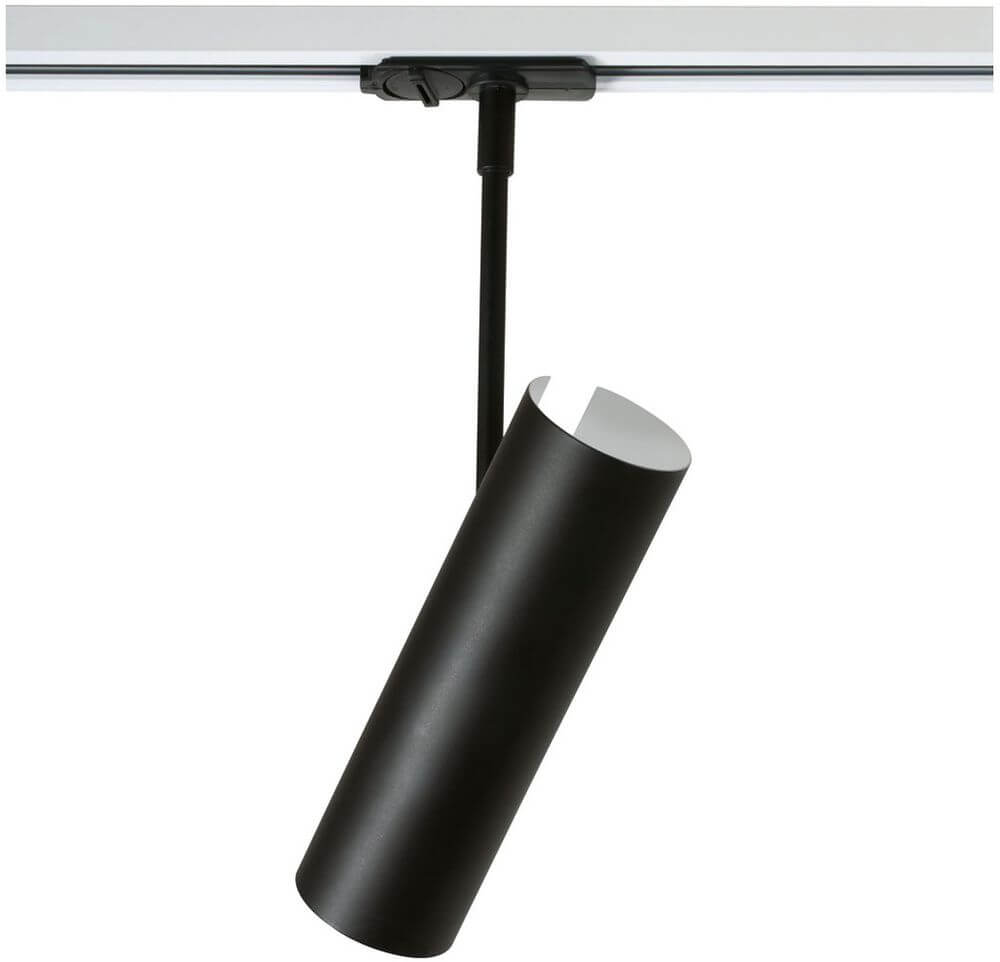 MIB 6 Spot + Adapter für Link Schienensystem Schwarz - skandinavische elegante Leuchte in Schwarz