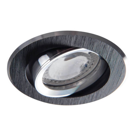 Wbudowany punkt 12V Gwen obracający czarny szczotki