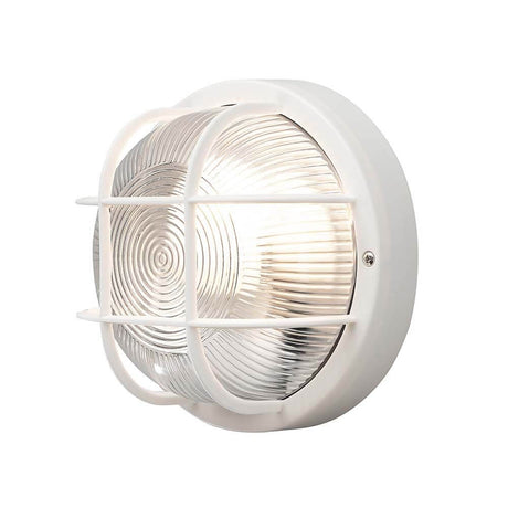 Aplique y plafón para exterior Mantova blanco en diseño moderno para espacios exteriores