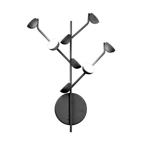 Adn LED-Wandleuchte Medium in modernem Design mit metallischen Elementen und effektiven Lichtquellen.