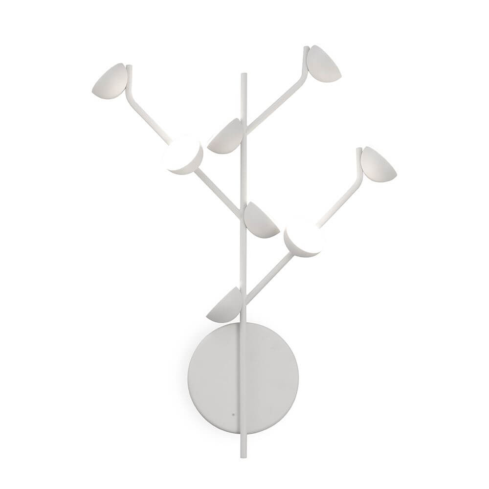 Adn LED-Wandleuchte Medium in modernem Design mit mehreren Lichtquellen, ideal für Wohn- und Essbereiche.