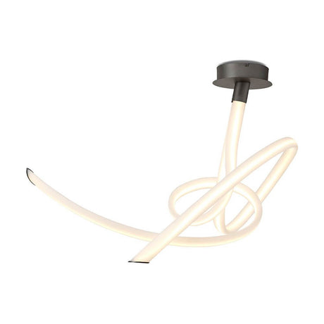 Armonia 56 cm LED-Loftslampe med buet form og højkvalitets håndværk til stilfulde rum