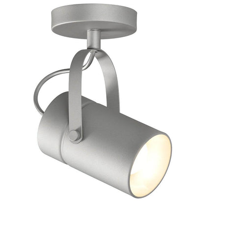 Aruba verstellbare Spotleuchte in rundem Design, modern und aus hochwertigem Metall gefertigt.