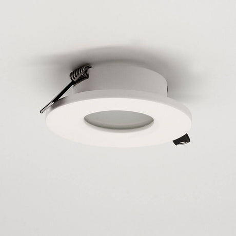 Atlantis recessed spotlight in round form, ideal for modern façades and stylish outdoor lounges.