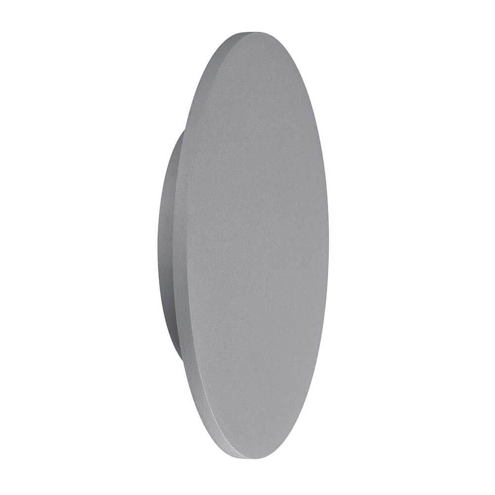 Bora Bora LED-Wandleuchte Rund in rundem, grauem Design für moderne Innenräume.