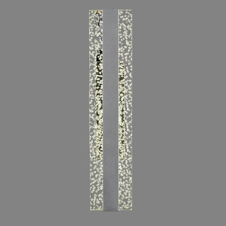 Burbuja LED-Wandlampe Chrom mit modernem Design und hochwertigen Materialien wie Metall und Glas.