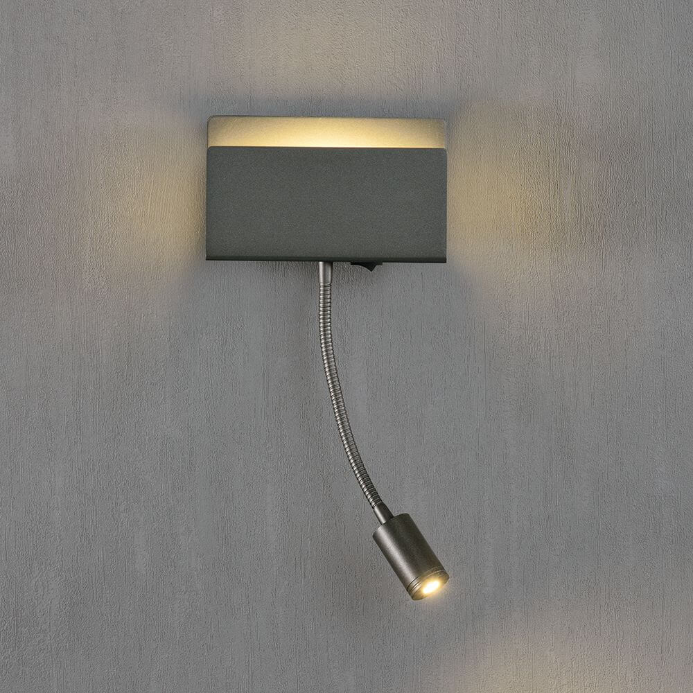 Cabarete LED-Wandleuchte mit Spotlight