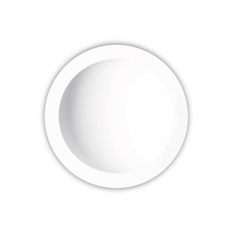 Cabrera LED-applique murale encastrée Blanc 22 cm de forme ronde en métal et plastique, élégante pour les espaces modernes.