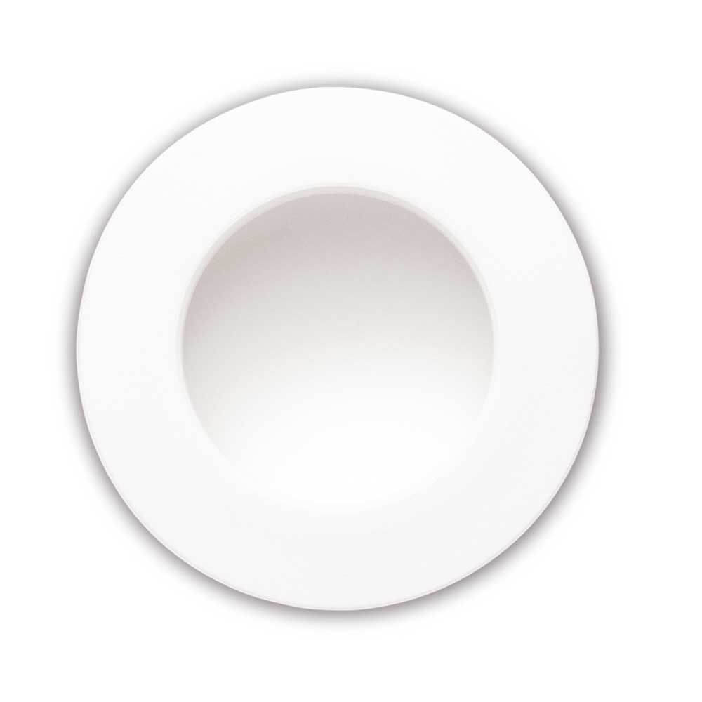 Cabrera LED-Einbauleuchte in Weiß-Matt, runde Form, moderne Lichtquelle für stilvolle Räume.