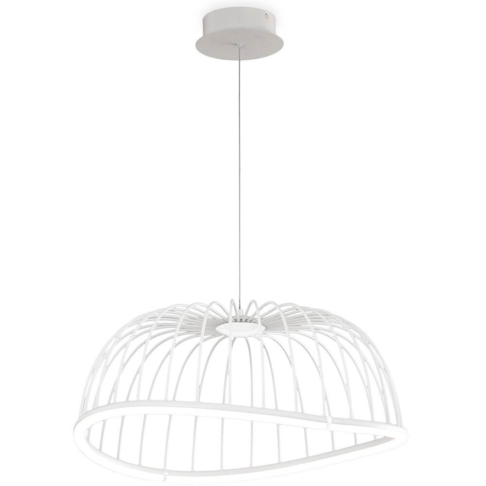Celeste LED-Hängeleuchte Mittel in modernem Design mit runder Form und hochwertigen Materialien.