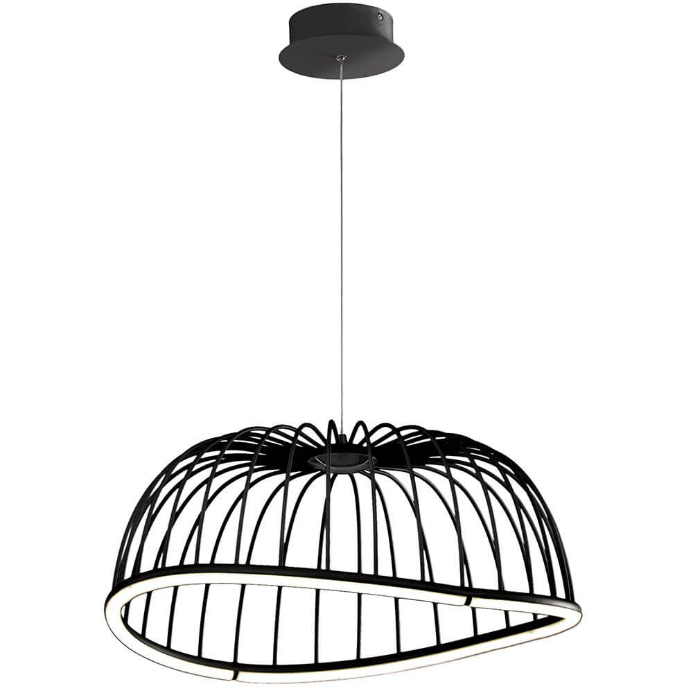 Celeste LED-Hängeleuchte Mittel in modernem Design mit runder Form und Metall, für stilvolle Beleuchtung.