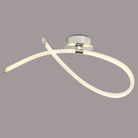 LED-Deckenleuchte Armonia Schleife mit geschwungener Form und hochwertiger Verarbeitung