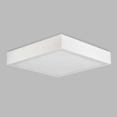LED-Deckenleuchte Saona Superficie quadratisch Weiß-Matt in modernem Design und eleganter quadratischer Form.