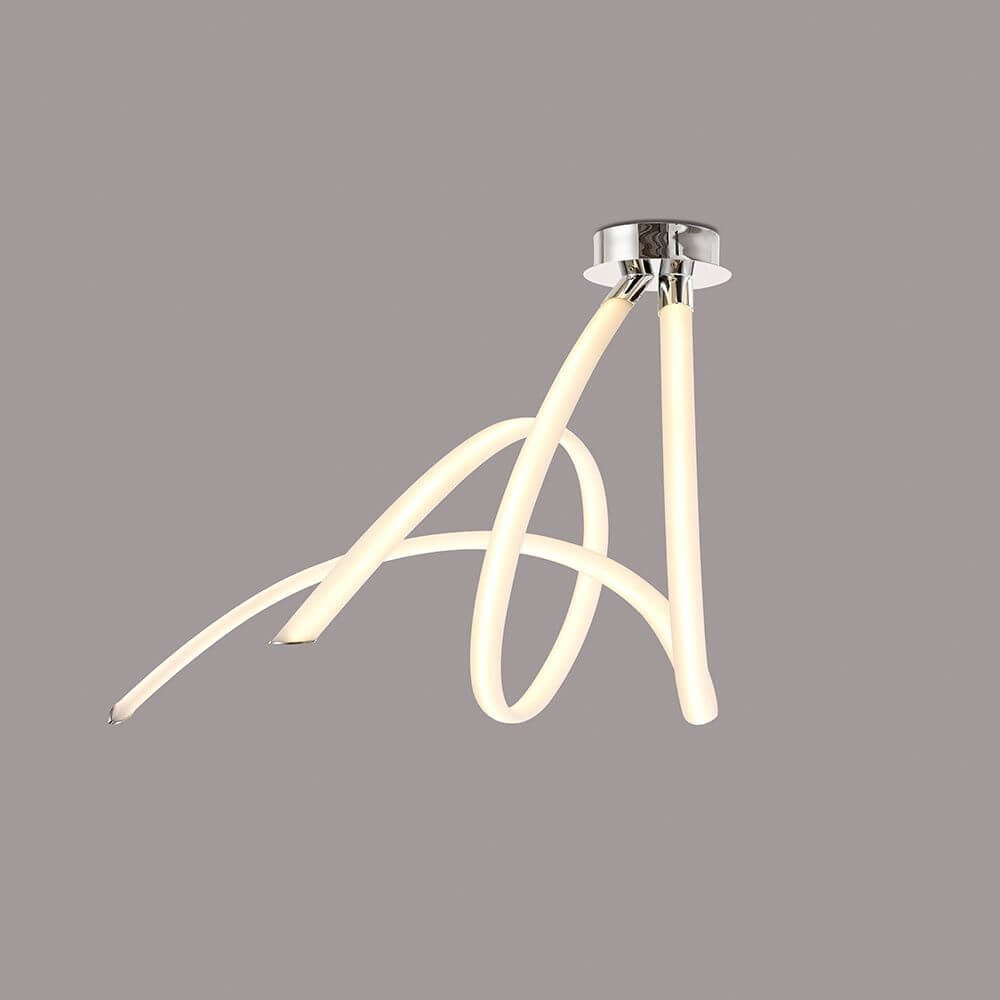 LED-Deckenleuchte Spirale Armonia 66cm mit geschwungener Form und hochwertiger Verarbeitung.