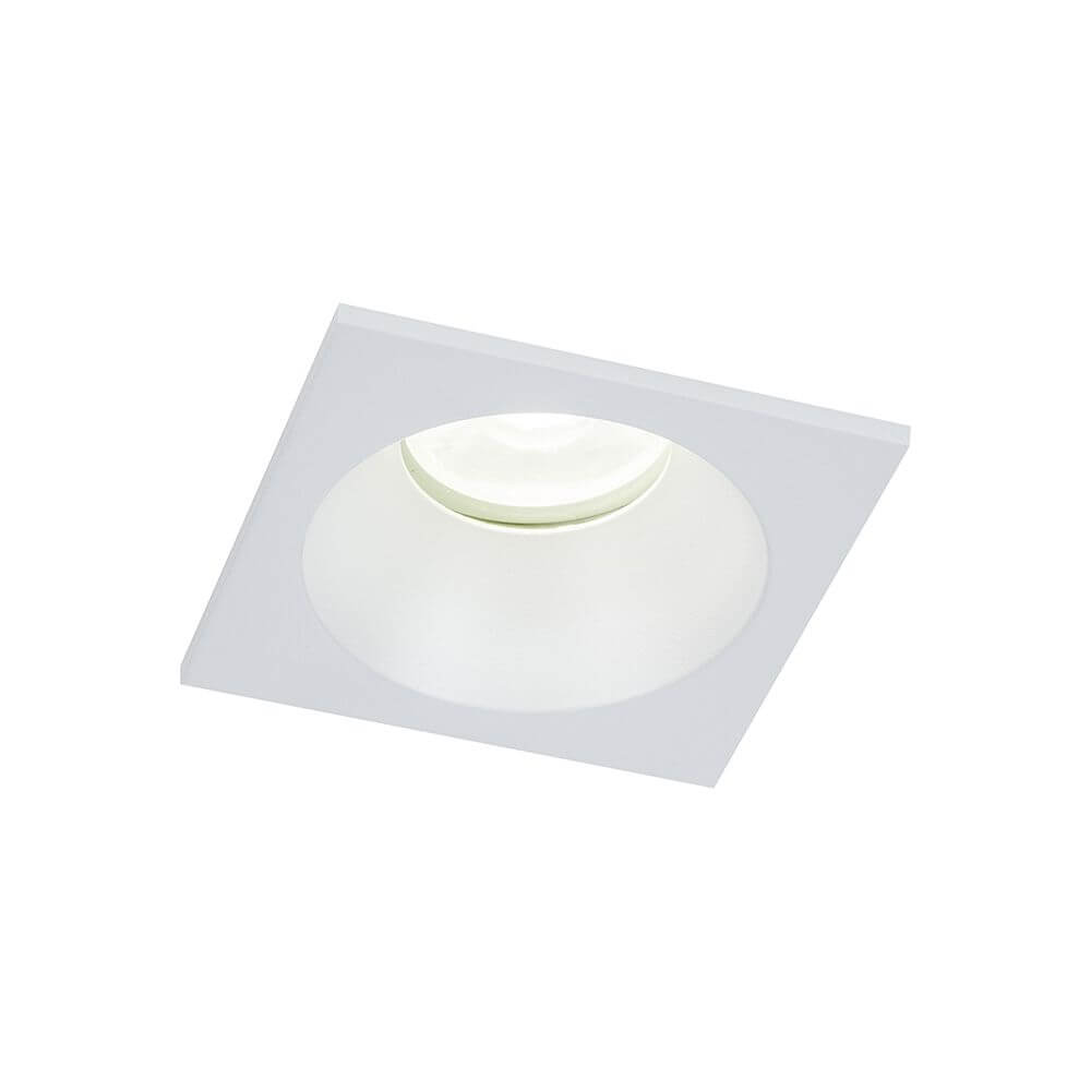 Eckige Einbauleuchte Comfort IP55: moderne, schlichte Lichtquelle mit robuster Konstruktion.