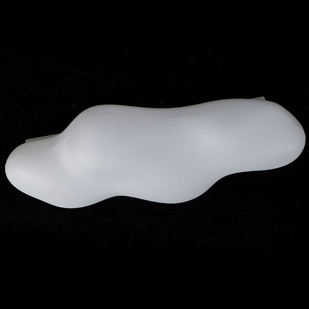 Eos Deckenlampe in innovativem Design aus Kunststoff in Weiß, ideal für moderne Wohnräume.