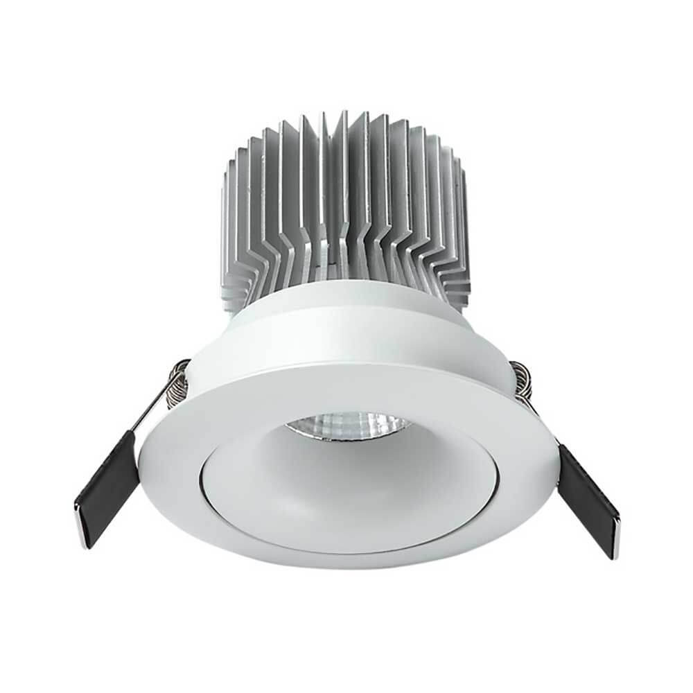 Formentera 7cm Abschnitt Rund LED-Einbauspot mit modernem Lichtdesign in Weiß-matt für stilvolle Räume.