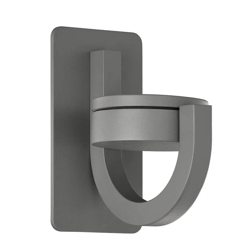 Iguazu Außenwandleuchte ohne Leuchtmittel in modernem Design mit runder Form aus Metall.