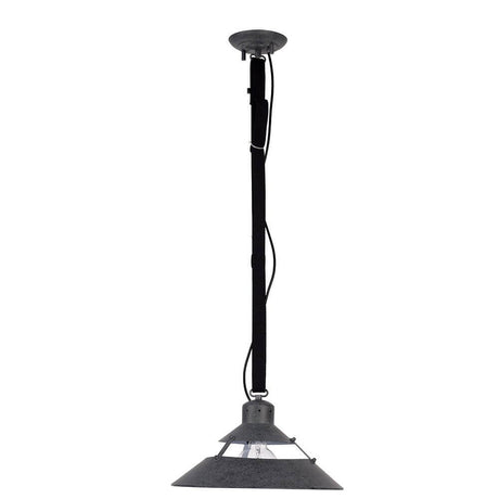 Industrial Hängelampe Mittel aus Metall mit runder Form, ideal für Wohnzimmer und Essbereiche.