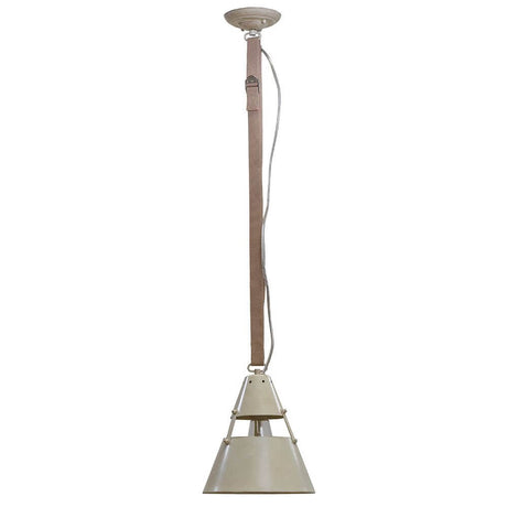 Industrial Pendelleuchte Klein in runder Form, stilvoll und minimalistisch, ideal für moderne Eingangsbereiche.