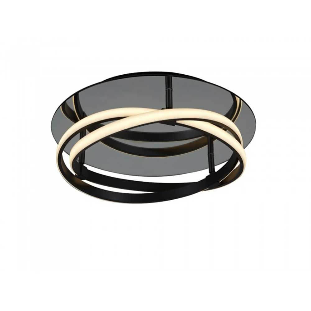 Infinity LED-Deckenlampe Dimmbar mit modernem Lichtdesign und runder Form aus Metall.