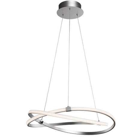 Infinity LED-Pendelleuchte Groß mit elegantem und modernem Design, ideal für Wohnzimmer und Essbereiche.