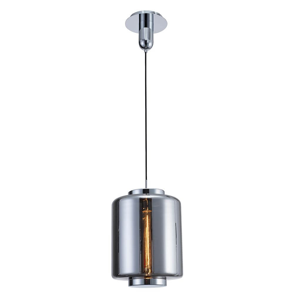 Jarras Hängeleuchte Mittelgroß in zylindrischer Form aus Glas für moderne Beleuchtung.