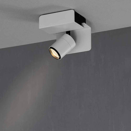LED-Deckenleuchte Boracay Weiß-Matt, Schwarz. Moderne Leuchte aus Metall in eckiger Form und hochwertiger Verarbeitung.