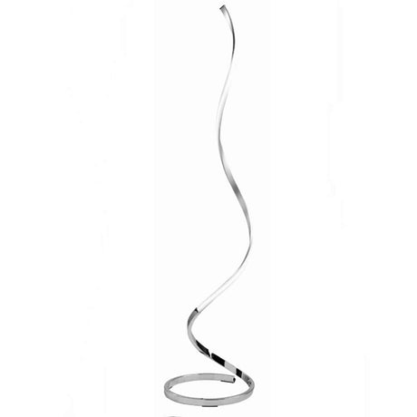 Nur Spirale LED-Stehleuchte Dimmbar Klein in geschwungener Spirale, Metall/Kunststoff, Extra Warmweiß/Weiß für Flur oder gemütliche Räume