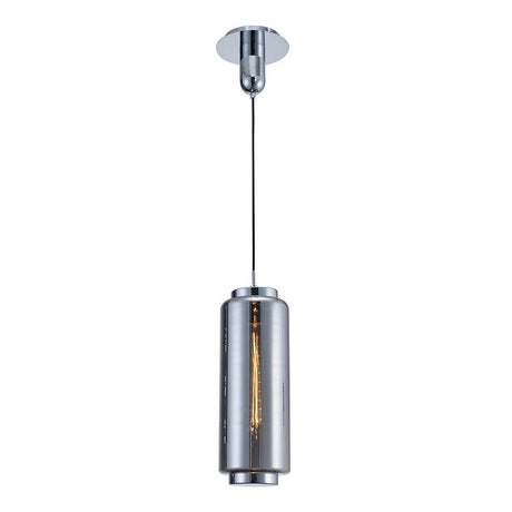 Pendellampe klein Jarras mit zylindrischer Form aus Glas und elegantem Design.