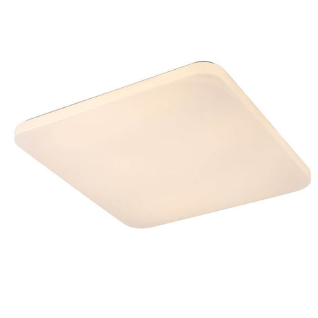 QuatroII quadratische LED-Deckenlampe Weiß, Groß in modernem Design mit eleganter Lichtwirkung