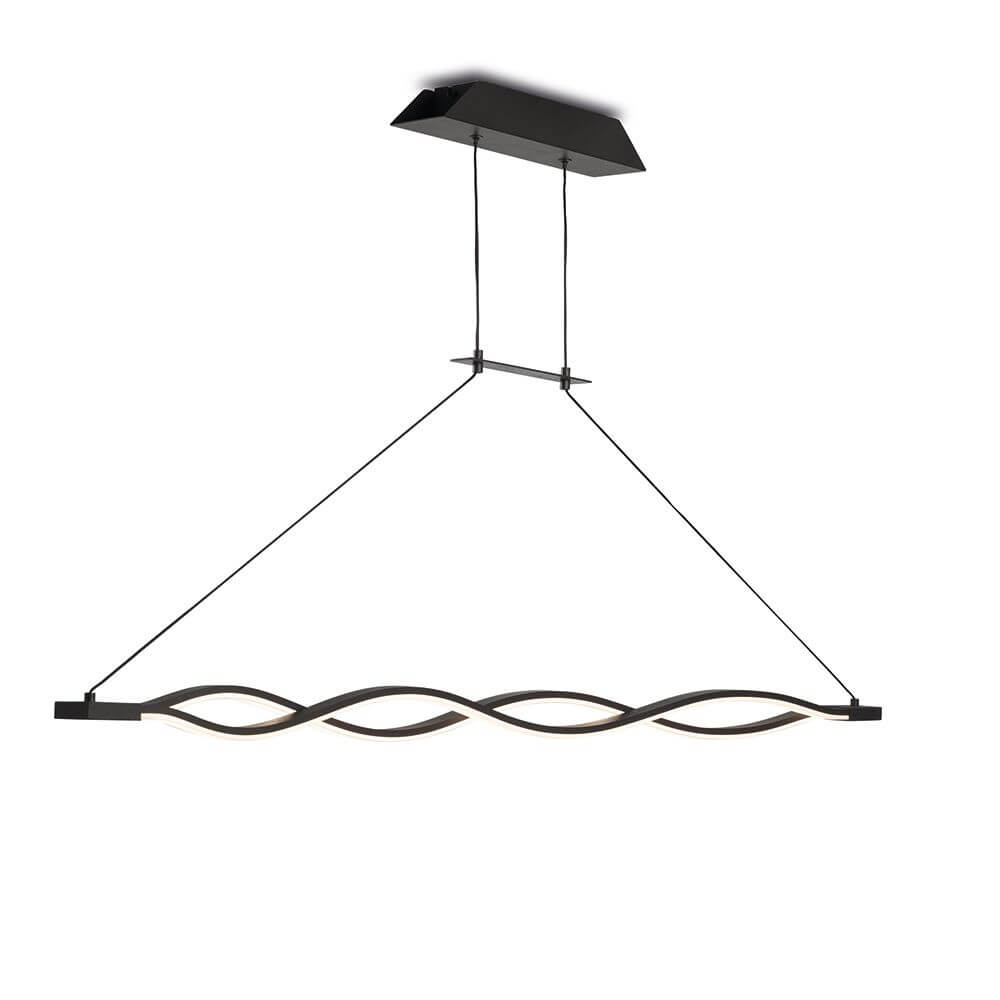 Sahara Dimmbare LED Hängelampe 36W in geschwungener Form, stilvolles Design für moderne Einrichtungen.