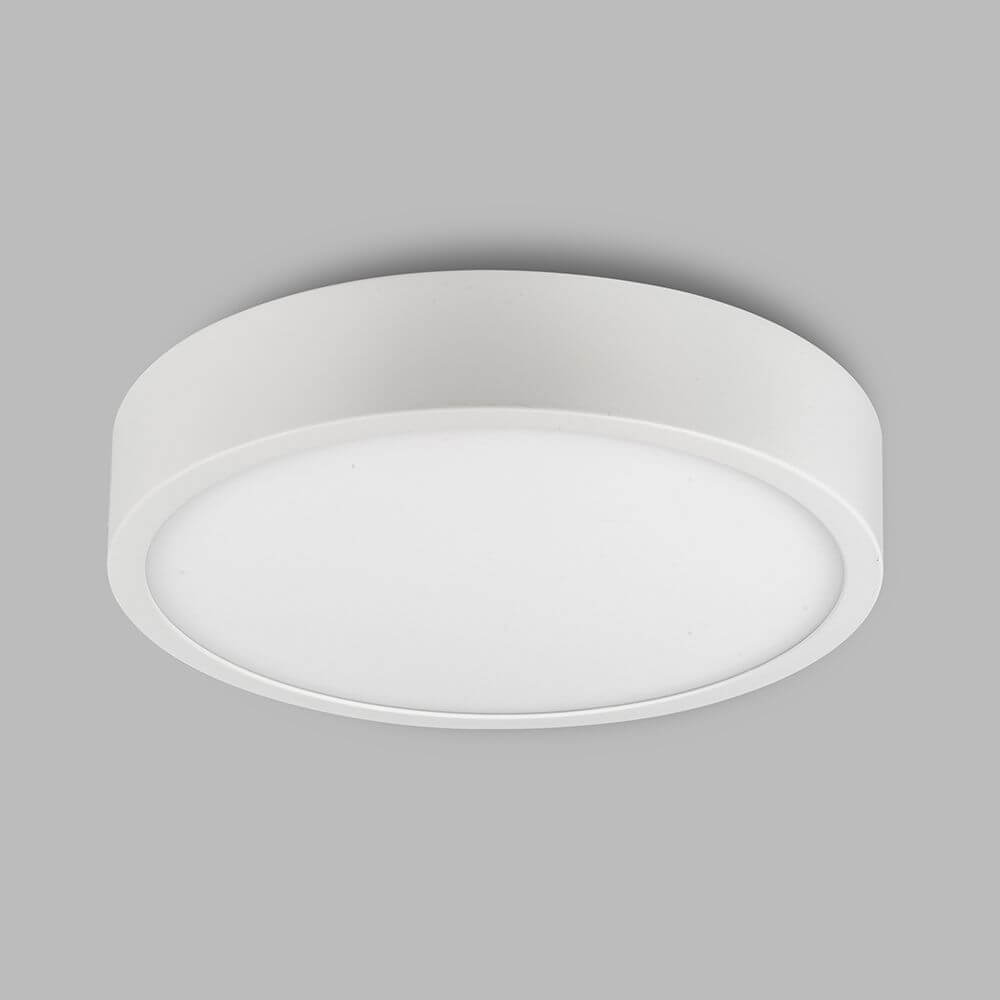 Saona Superficie runde LED-Deckenlampe Weiß-Matt mit modernem Design und hochwertiger Verarbeitung.