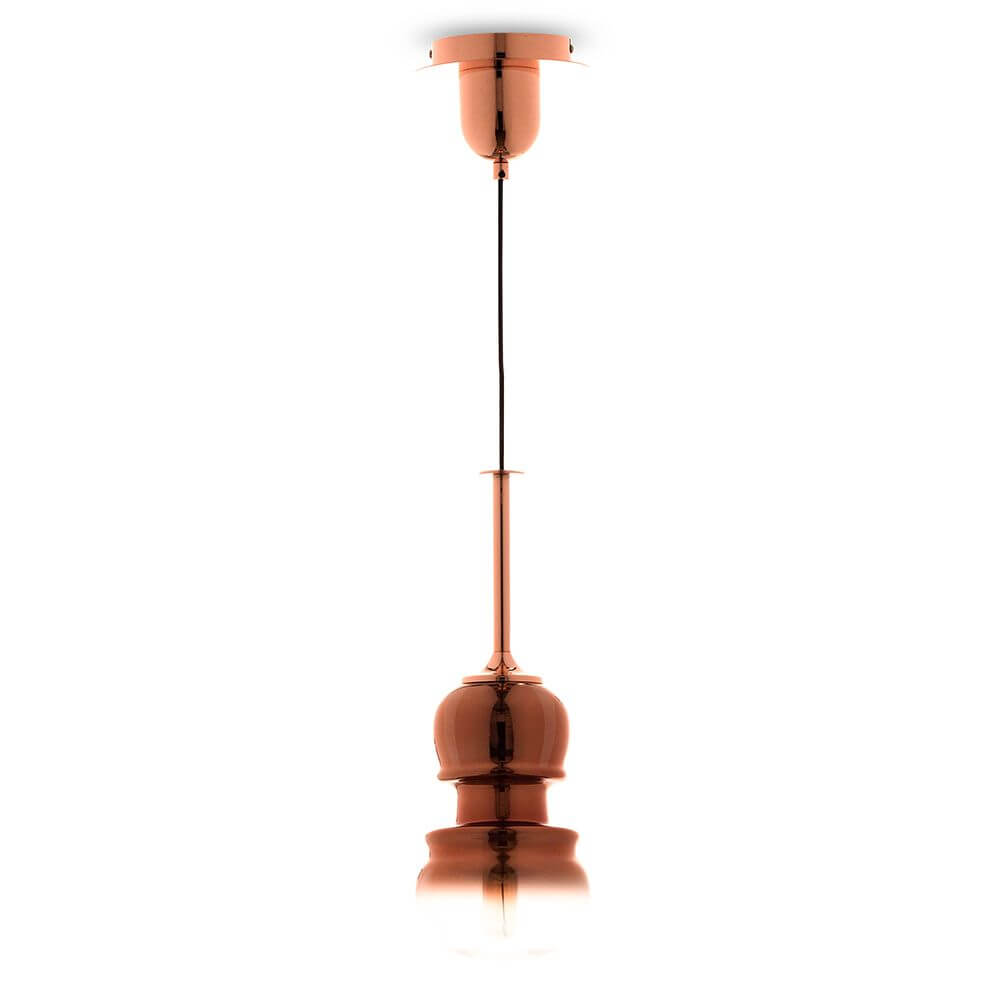 Sonata Geigen-Pendelleuchte in Bronze, modernes Lichtdesign aus Metall und Glas, ideal für stilvolle Räume.