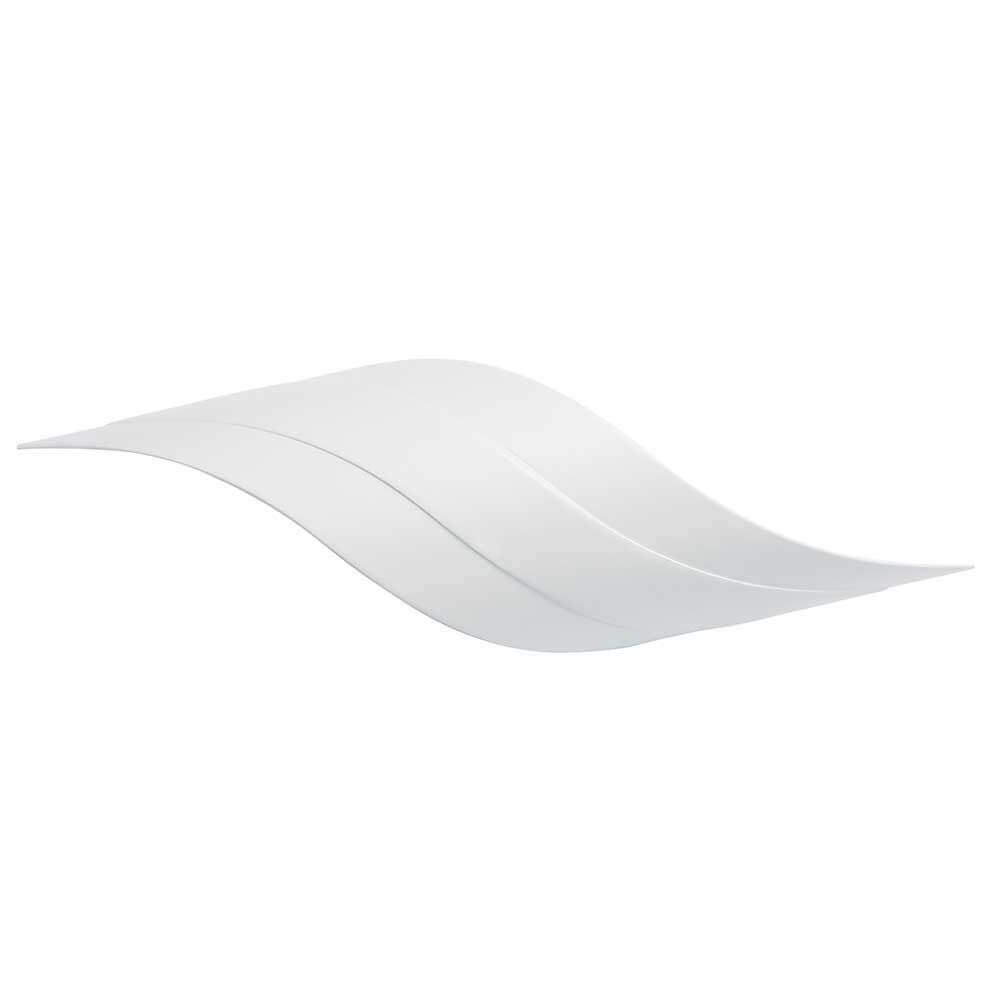 Tahiti LED-Wandleuchte geschwungen Weiß-Matt in eleganter, geschwungener Form für moderne Innenräume.