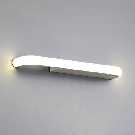 Tenerife LED Wandleuchte mit USB-Anschluss in geschwungener Form und weißer Farbgestaltung