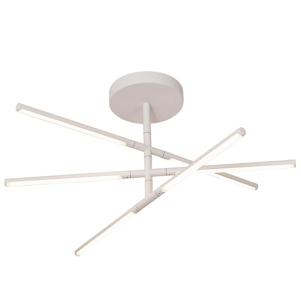 Torch LED-Deckenlampe in modernem Design mit mehreren Leuchtenarmen für stilvolles Ambiente.