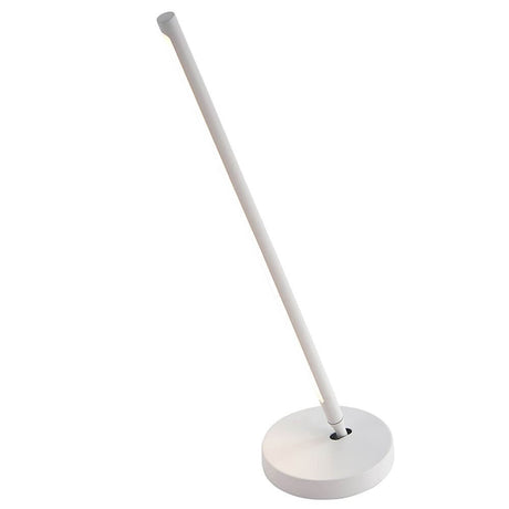 Torch LED-Tischlampe in modernem Design mit rundem Sockel und schlanker Form.