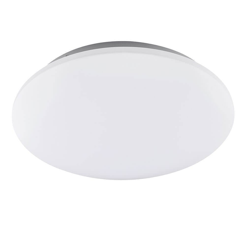 Zero II Cool Light LED-Deckenleuchte Weiß in runder Form mit Metall- und Acryloberfläche.