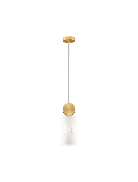 Lampada a ciondolo maru oro