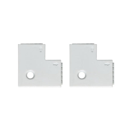 MaxLED Eckverbinder 90° Weiß 4er-Pack inkl. 8 Steckverbinder für Eck- und Winkelverlegung