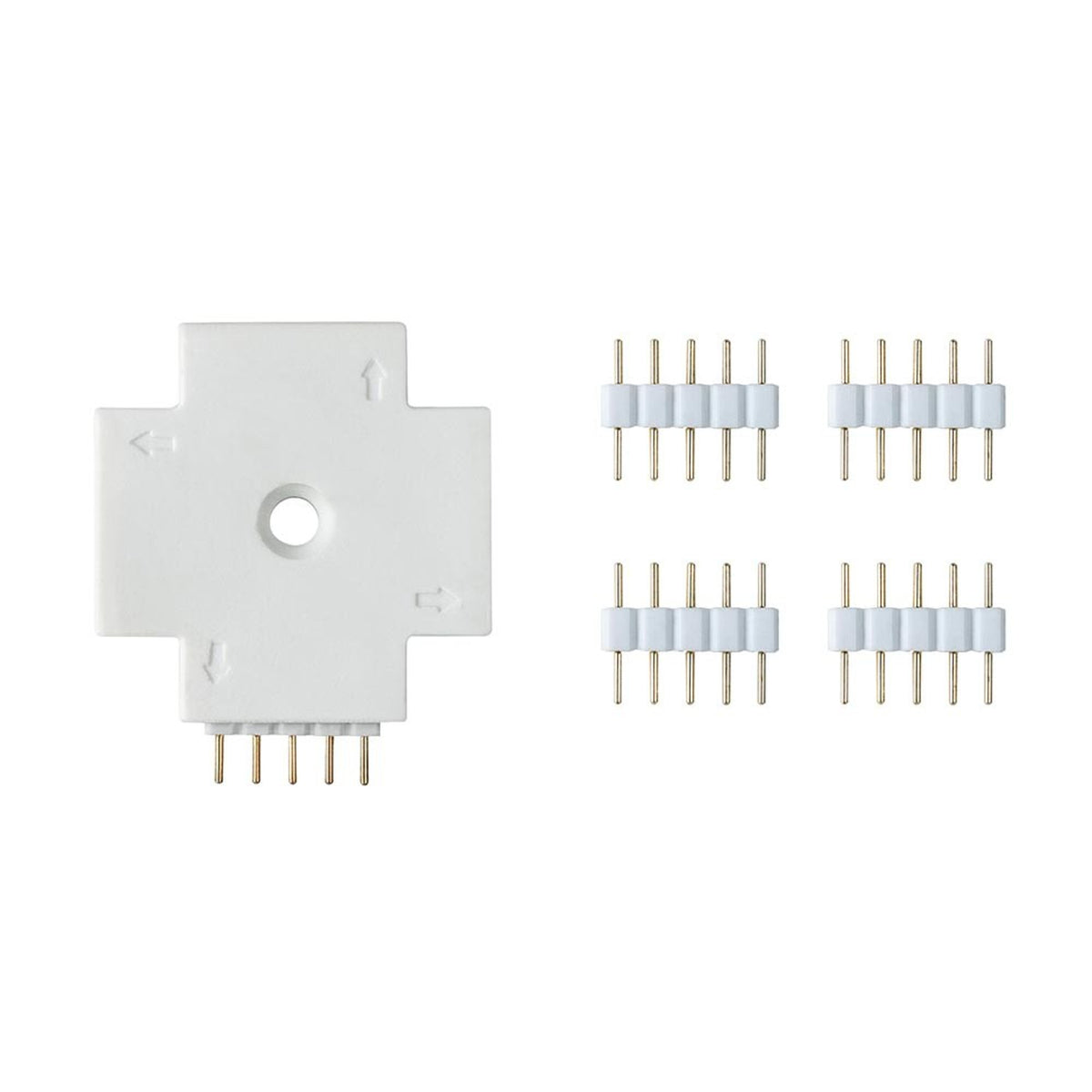MaxLED X-Verbinder Weiß