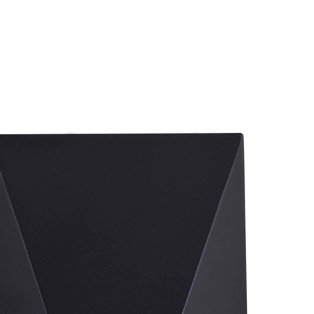 Beekman LED Außenwandleuchte Schwarz IP54 - Dekorativer schwarzer Metallkorpus für Außenbereich.