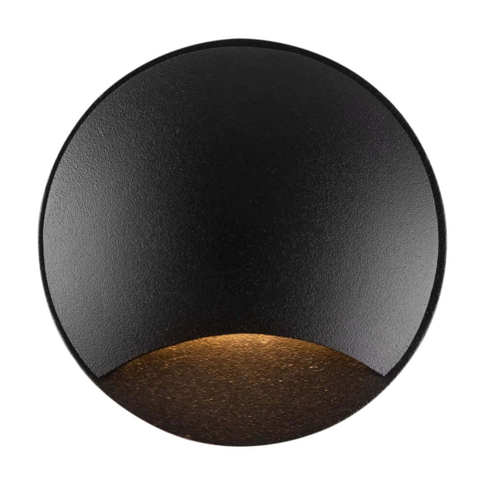 Biscotti LED-Gartenleuchte für Außen IP65 in elegantem schwarzem Design für den Außenbereich.