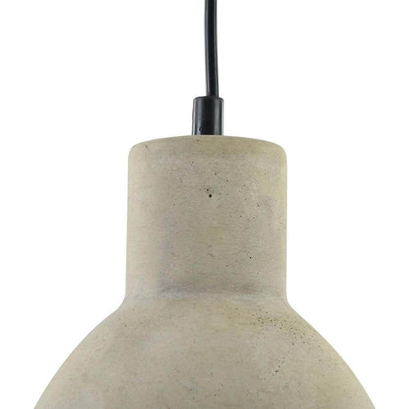Broni pendel lys beton i betonlook, moderne design med højdejusterbar baldakin.