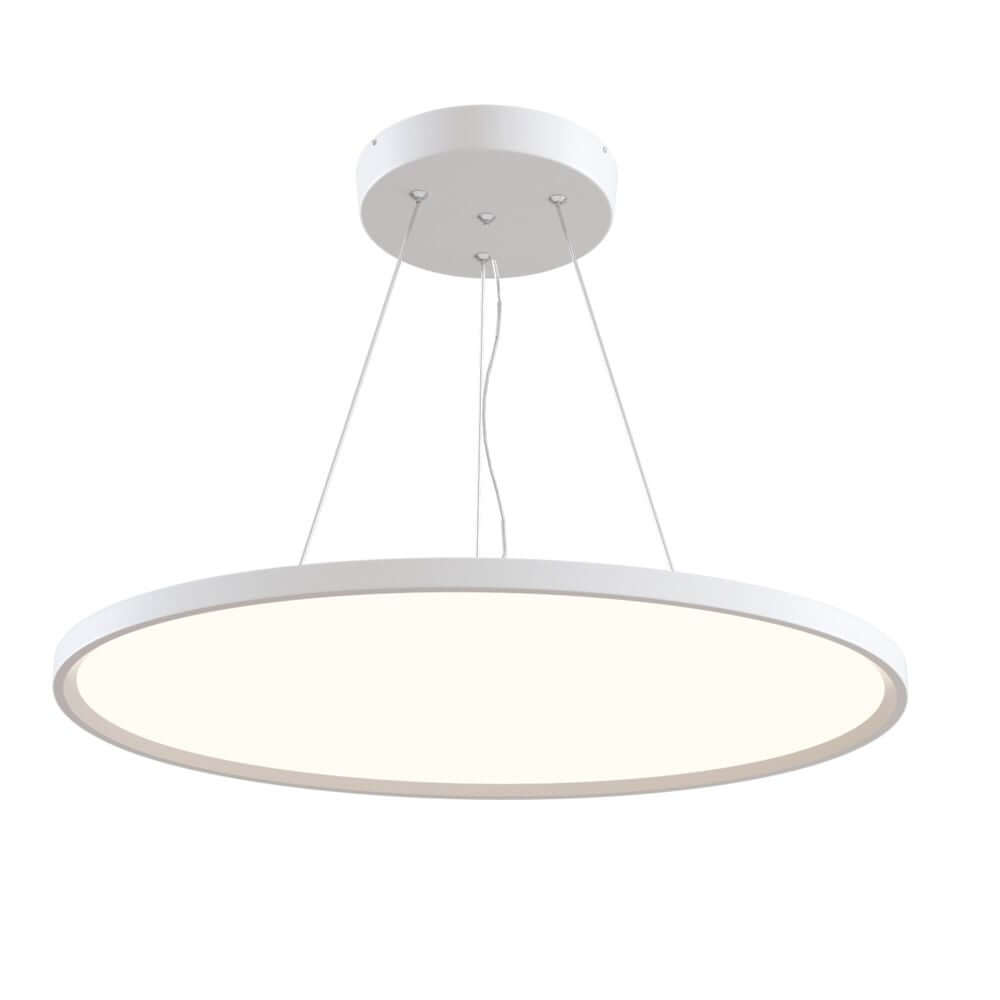 Cosmos LED Hängelampe Mini Ø 60cm in weißer Mattfarbe, moderne SMD-LED-Leuchte, elegantes Design.