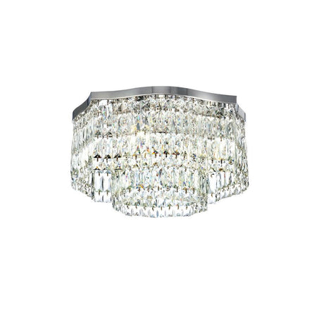 Dune Deckenlampe klein mit funkelndem Kristalldesign und elegantem Metallrahmen