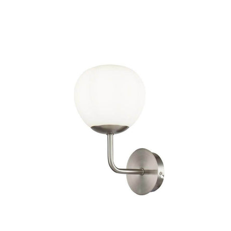 Erich Wandleuchte Small mit hochwertigem Metall und mattiertem Glasdiffusor für stilvolle Beleuchtung.