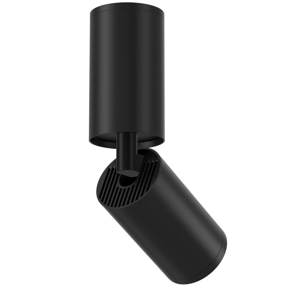 Focus S Deckenstrahler Big in schwarzem Design, ideal für moderne Innenräume.